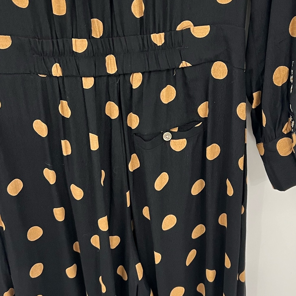 Anthropologie Loveland polkadot wide leg jumpsuit - Picture 7 of 12